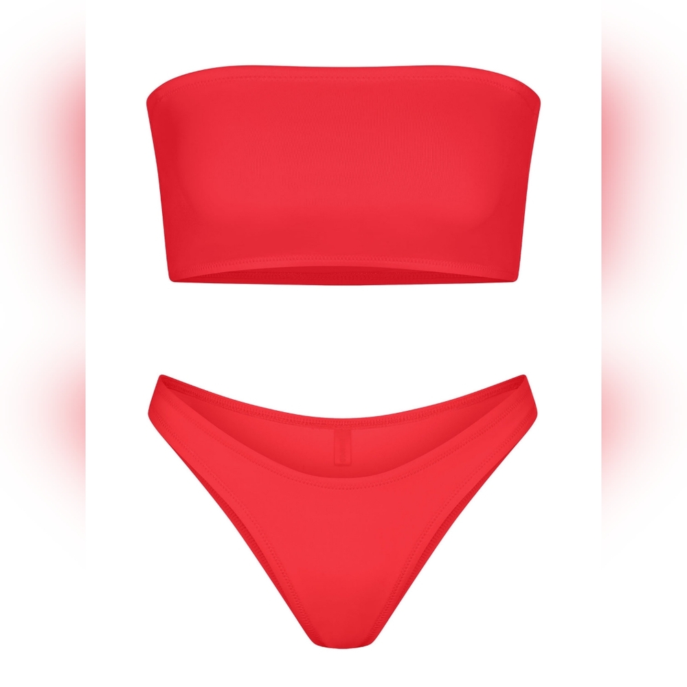 Skims Bandeau Swim Top & Cheeky Tanga Bottom